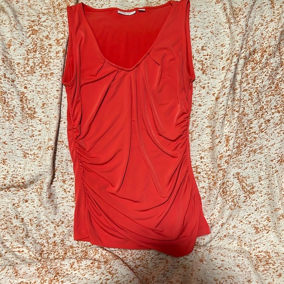 New York & Company Tops - New York & Company Orange Tank Top